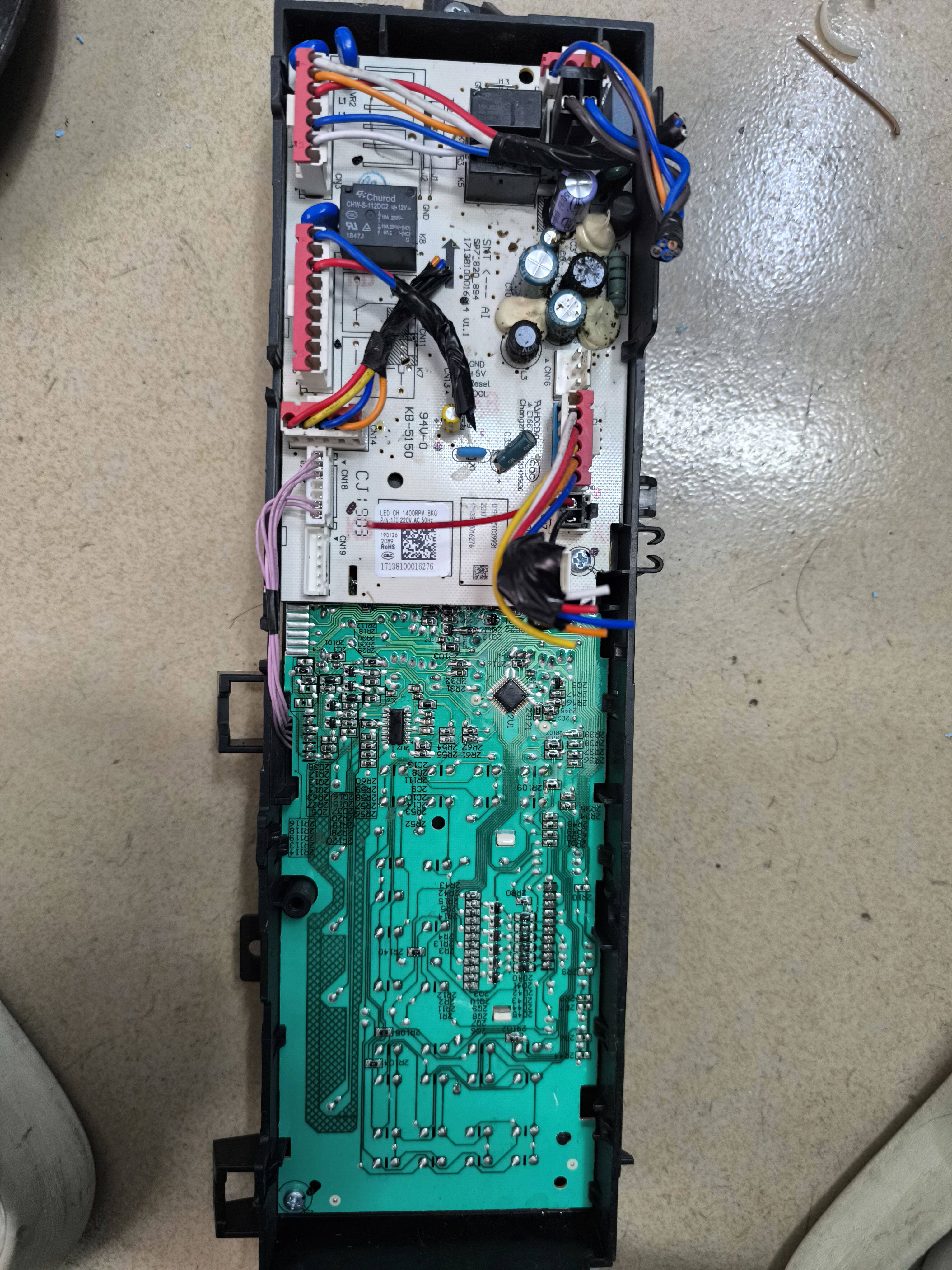 美的滚筒洗衣机电脑板MG80V330WDX控制主板显示板17138100016276