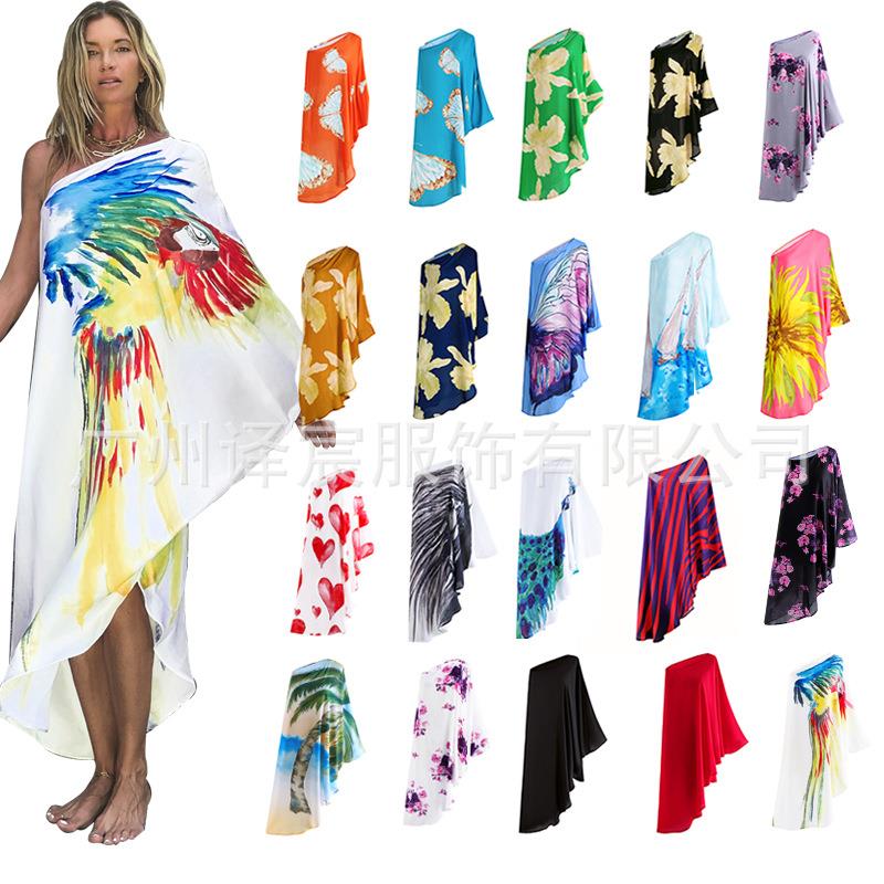 Women's Hawaiian Bikini Beach Cover Up Sun Protection Shirt