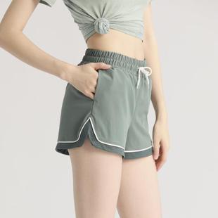 running nude shorts sleeves summer short pants two-piece