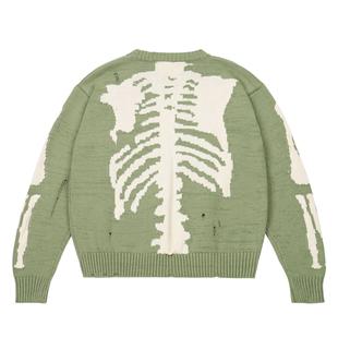 hop women street and men pullover hip jacquard Street skull