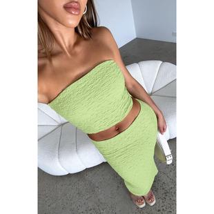 streetwear beach outfits piece skirt pencil long waist
