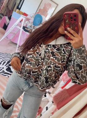 Autumn Western Hunting Sweatshirt Jacket