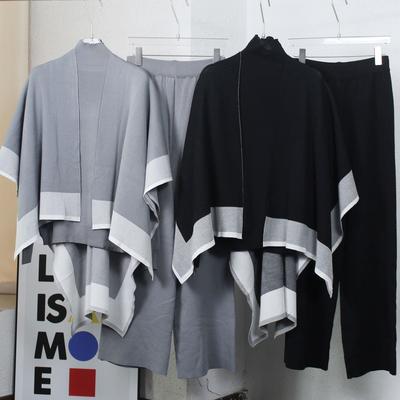 cardigan knitwear loose with dress knitting straight long