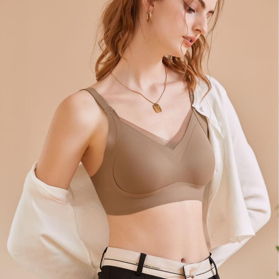 side straps bra womens anti-sagging delivery package small