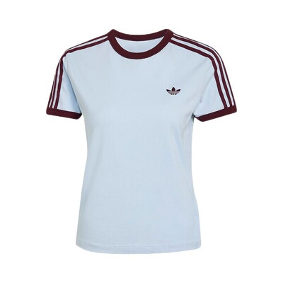 XHH Adidas originals  3 Stripes 圆领休闲短袖 T恤 女款 KD3684