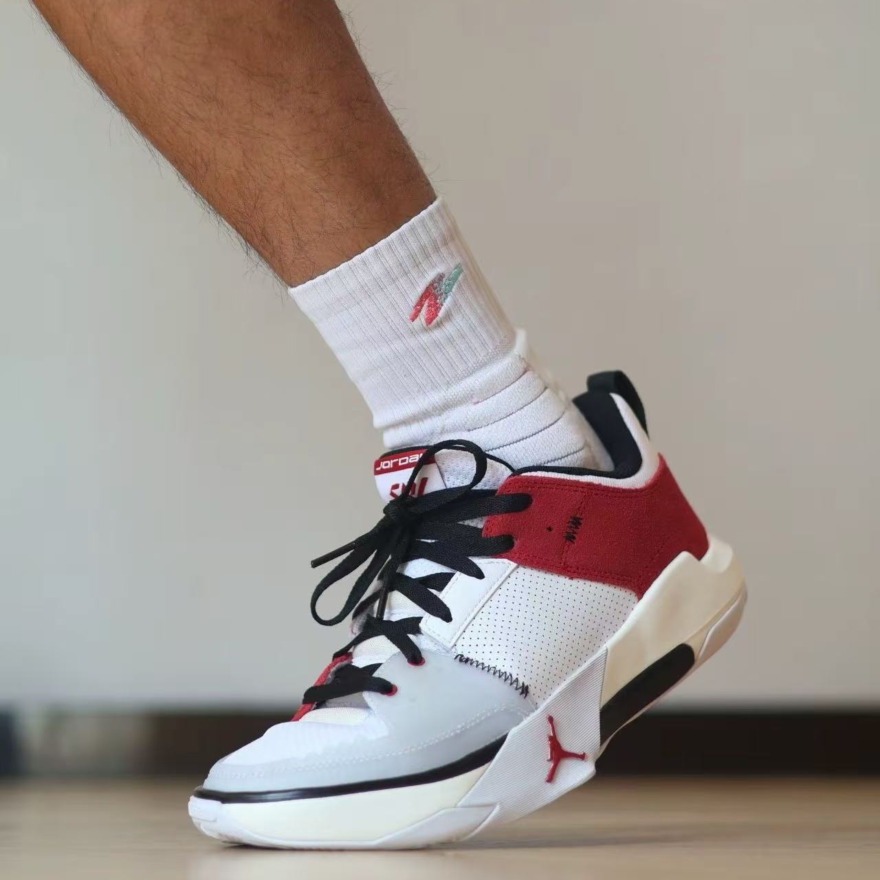 向上Jordan One Take 5 PF 减震耐磨 蓝白色 低帮 篮球鞋  FD2336