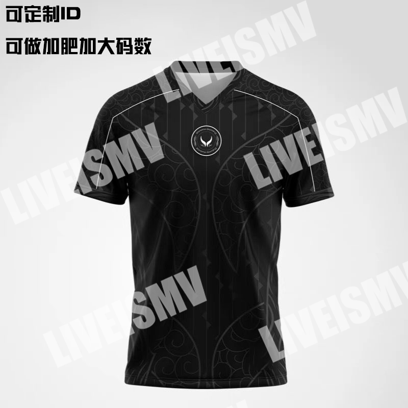 XG战队队服dota2刀塔Ti13同款比赛队服速干衣服短袖t恤衫男女半袖