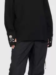 Mastermind Back-Of-Hand Skull Embroidery Base Shirt High Street Ultra-Loose Unisex T-Shirt Trendy Mmj Long-Sleeve Tee