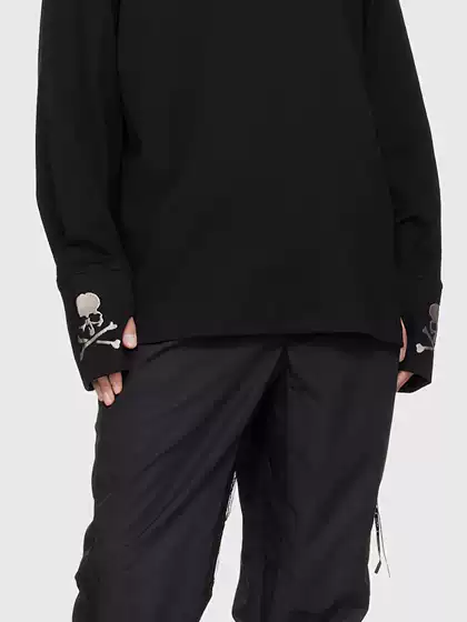 Mastermind Back-Of-Hand Skull Embroidery Base Shirt High Street Ultra-Loose Unisex T-Shirt Trendy Mmj Long-Sleeve Tee