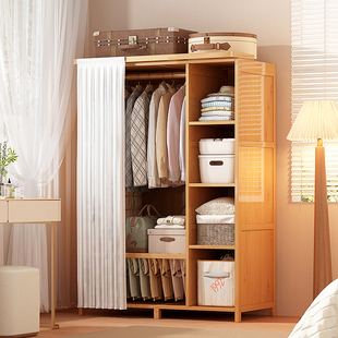 速发衣易家用卧室简柜非实柜衣橱简约房小户型用组装收纳木子