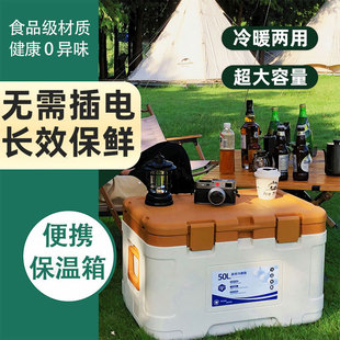 速发车载冰箱不插电保温箱2024新款迷你小型便保式冷冻箱冷藏携鲜