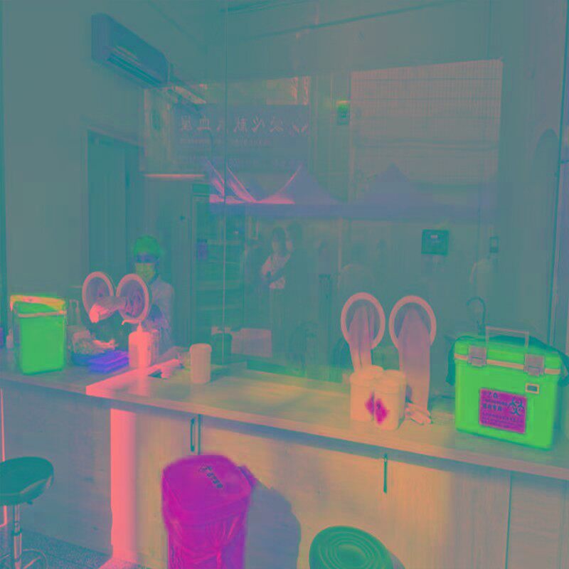 速发核酸检测防护手套采样站护士小手型采样长手套检测仓法兰