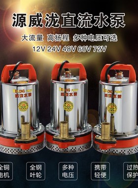 速发直W电水泵  12V180W 1220流  2420W  4870W 6070W  水泵