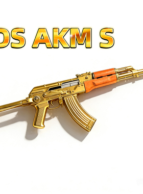 DS Akms全行程电动连发道具实木钢机匣玩具科教解压模型肥肥钢镚