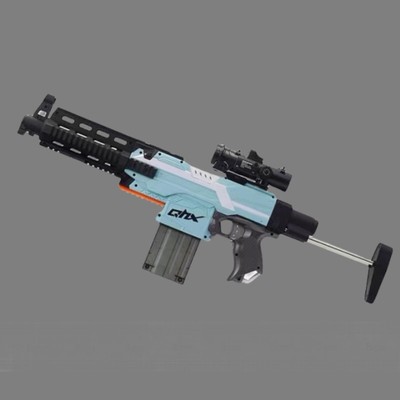 电动连发HK416-c解压玩具金齿金管科教训练模型肥肥钢镚