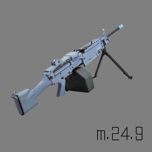 电动连发M.249玩具科教训练模型成人解压玩具肥肥钢镚 特殊地区