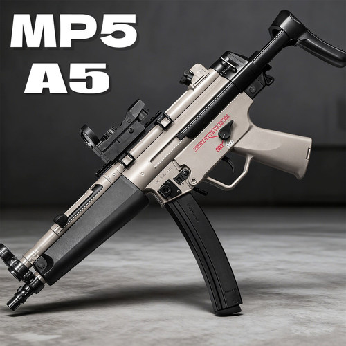 司骏MP5Kpdw电动冲锋发射器火控版司俊MP5 SD金齿金波连发玩具枪