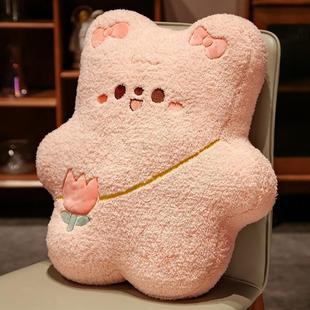 饰睡觉神器床头靠枕小枕头 .ins风可爱女生抱枕靠垫沙发客厅飘窗装