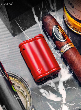 VANITY FAIR雪茄打火机 MOBIUS-Ⅱ 三合一烟托钻刀防风直冲打火机