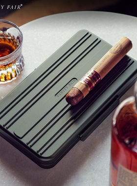 VANITY FAIR超薄雪茄盒UTpow·Ⅰ·cd雪松木便携式旅行保湿烟盒