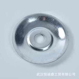 加固圆铁片排风配件圆头大垫片 法兰通风管道风管链接加强垫片