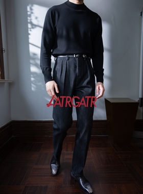 LATRGATR骑手牛仔套装 裤子 高腰 黑原牛BlackRAW ONE-Wash