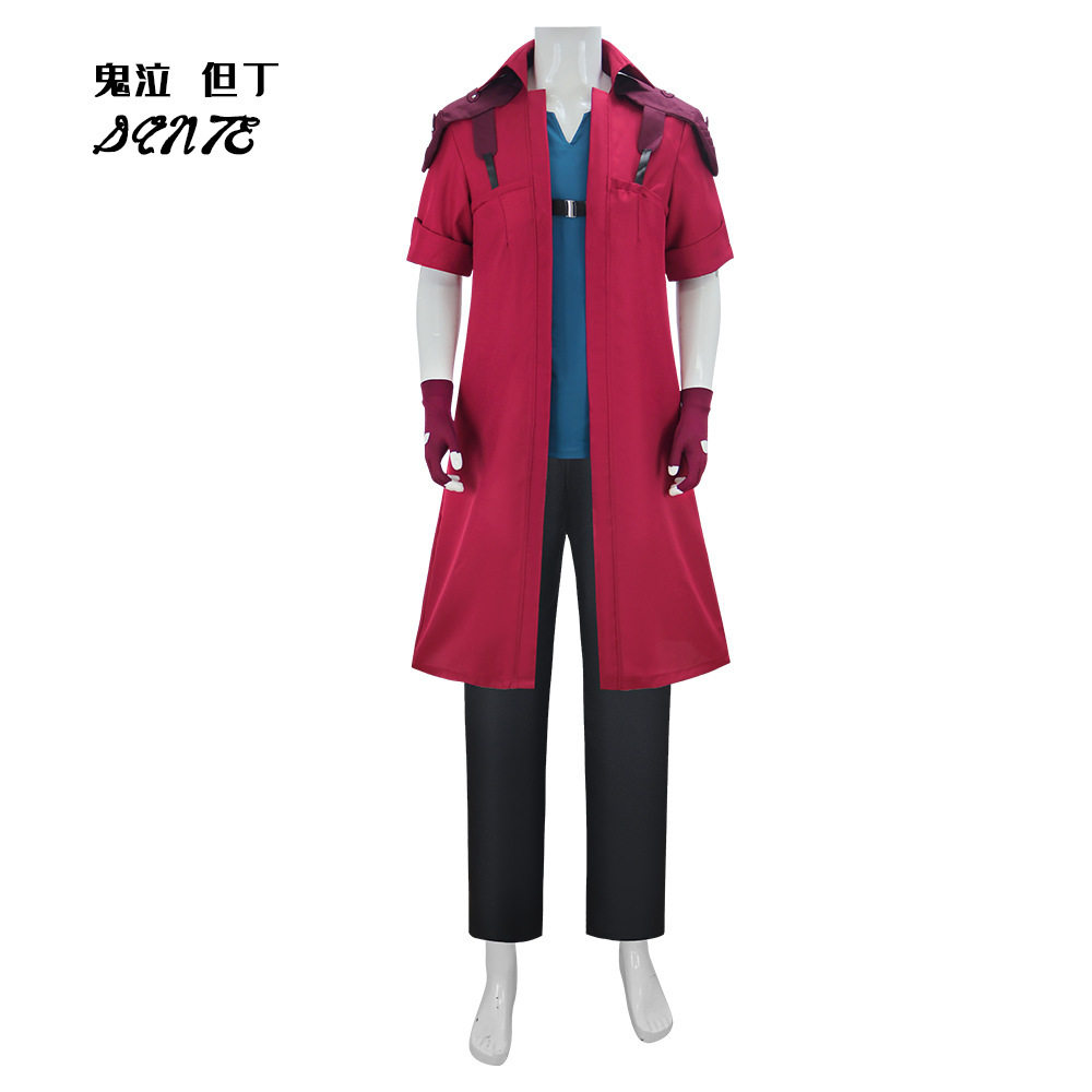 鬼泣5cos服但丁同款全套风衣外套cosplay万圣节舞台服装现货