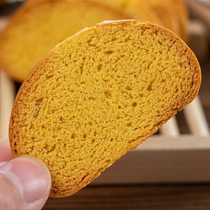 山西特产玉米面南瓜烤馒窝头片粗粮饼干杂粮早餐红高粱干馍片袋装
