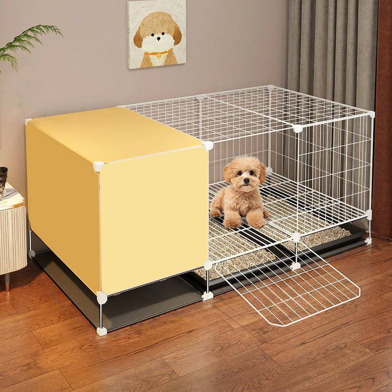 狗笼子带厕所分离一室一厅一卫别墅小型犬幼犬家用室内狗窝宠物笼
