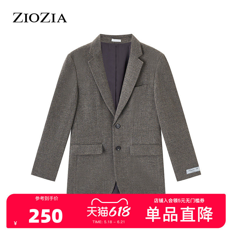 ZIOZIA秋季男士西服外套韩版青年休闲时尚西便服ZKG14902M