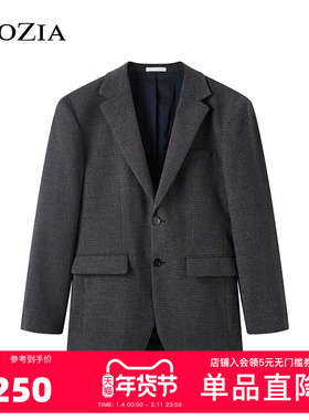 ZIOZIA休闲西服男秋冬韩系青年简约休闲西便服ZKG14903J