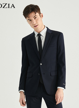 ZIOZIA春季时尚休闲舒适男士青年纯色修身西服ZSB01171J