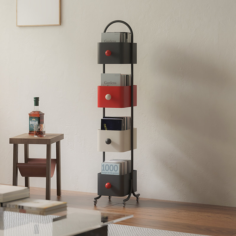 顾得家具可移动不占地置物架