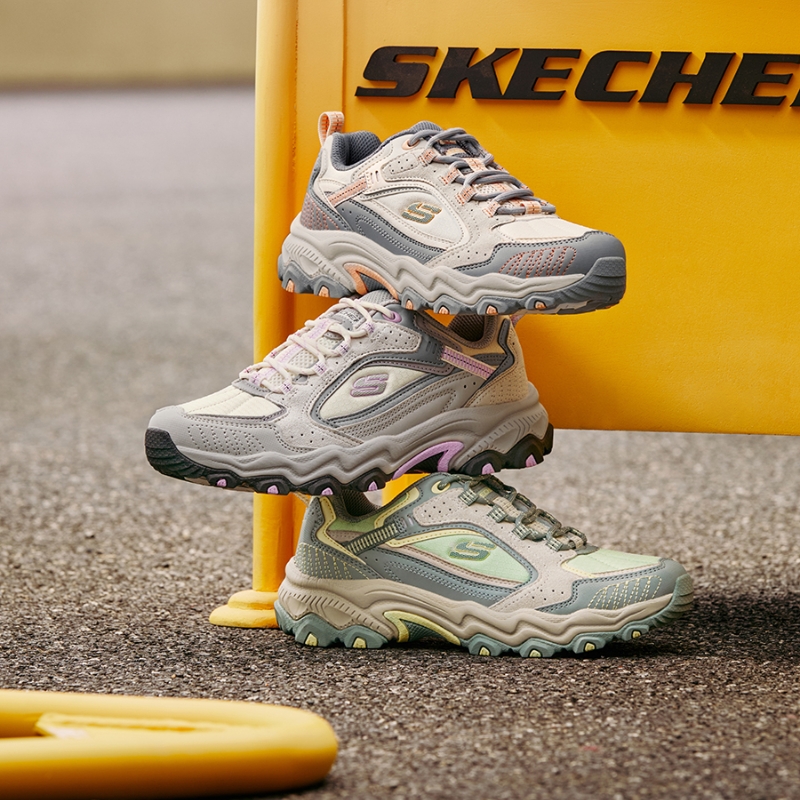 斯凯奇秋冬款女子复古户外徒步鞋