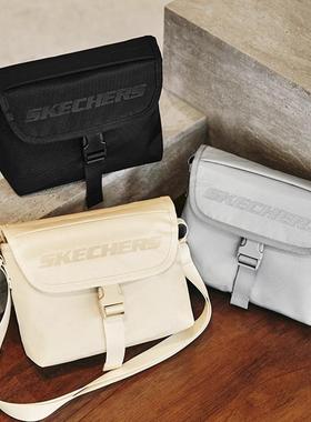 Skechers斯凯奇新款男女休闲单肩斜挎包防泼水轻巧邮差包L124U067