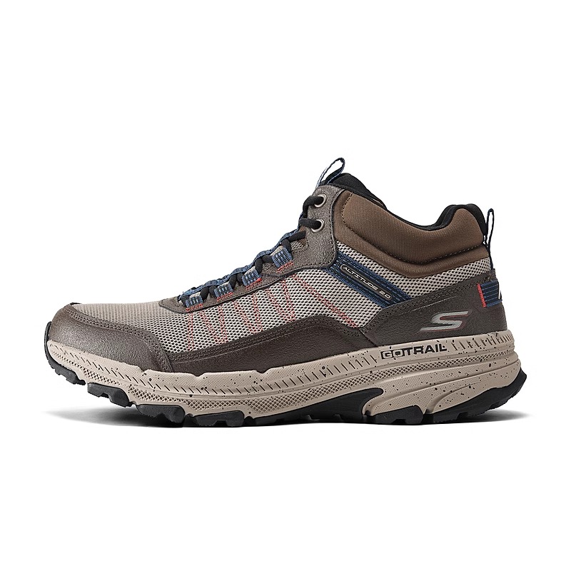 Skechers斯凯奇新款男士户外中帮跑步鞋轻便舒适缓震耐磨220758C