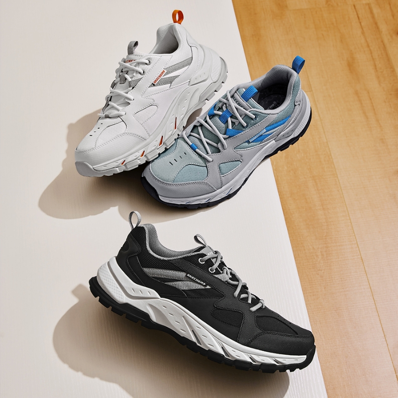 斯凯奇新款男士轻质耐磨户外鞋