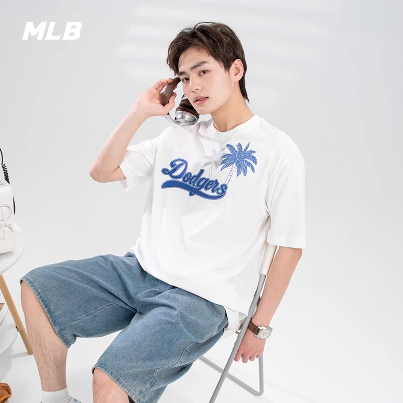 MLB男女同款短袖运动服情侣T恤