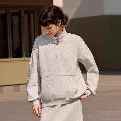 Skechers斯凯奇女士半拉链卫衣