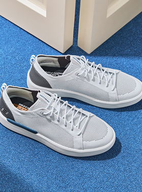 Skechers斯凯奇夏新款男士时尚简约轻质板鞋舒适透气休闲鞋210814