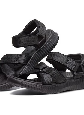 Skechers斯凯奇男鞋夏魔术贴凉鞋沙滩户外百搭透气休闲鞋51722