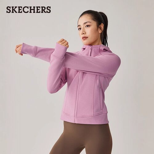 Skechers斯凯奇女士连帽运动外套