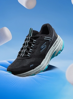 Skechers斯凯奇女鞋秋冬新款厚底缓震回弹经典运动跑步鞋129002