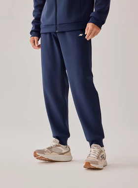 Skechers斯凯奇男子秋冬吸湿速干运动裤休闲束脚针织长裤P425M205