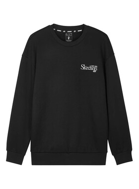 Skechers斯凯奇新款男女同款针织套头卫衣长袖上衣打底衫L324U106