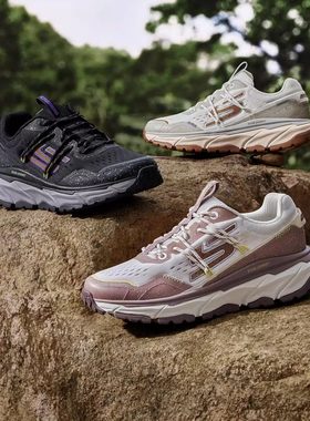 (直播)Skechers斯凯奇女鞋秋冬户外登山轻盈透气绑带运动鞋180218