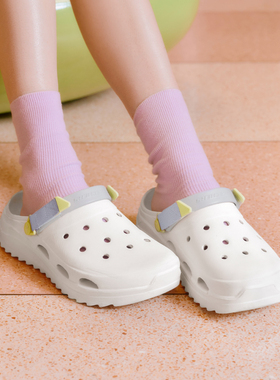 Skechers斯凯奇女士夏季款洞洞鞋时尚怪兽泡泡鞋休闲凉拖鞋111581