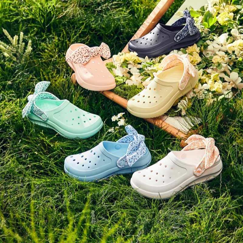 Skechers斯凯奇女子夏季新款蝴蝶结fafa洞洞鞋轻便碎花泡泡鞋,运动鞋new,运动休闲鞋,淘宝优惠券,粉丝福利购,淘宝优惠卷