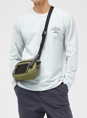 Skechers斯凯奇男女同款轻质防沾水斜跨包经典百搭单肩包L324U015