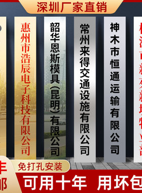 铜牌定做定制公司门牌牌匾牌子招牌制作厂牌铭牌门头不锈钢广告牌
